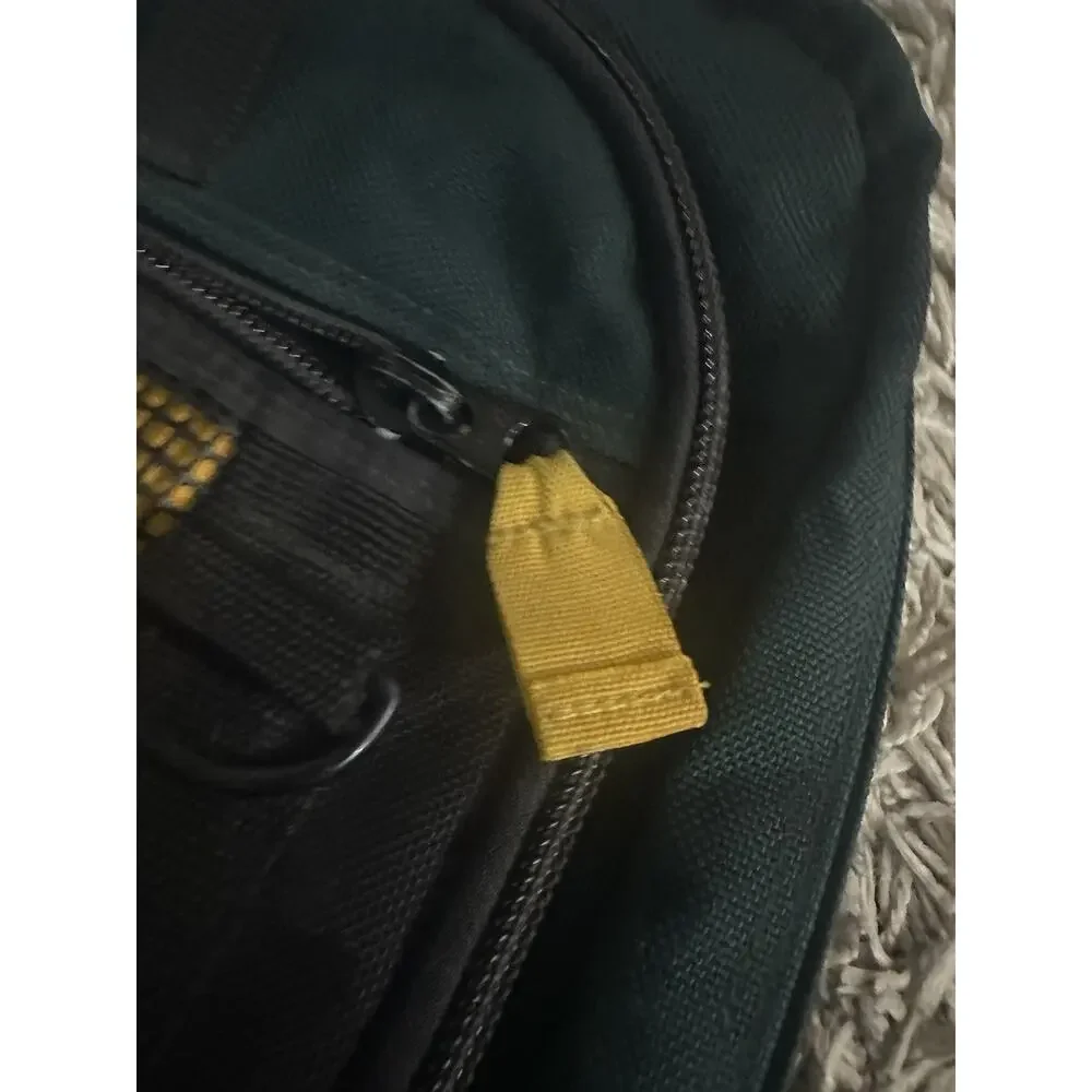 Vintage LL bean backpack Green And Yellow In Color